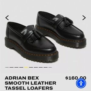 Doc Marten Adrian Bex Tassel Loafer size 9 uk 7